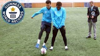 Spurs star Dele Alli attempts to break nutmeg world record - Guinness World Records