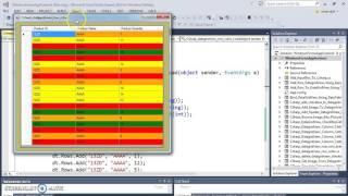 C# - How To Set Color To DataGridView Rows In C# [ with source code ]