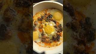Chilli Mushroom Eggs #chillioil #eggrecipe #youtubeshorts #recipe