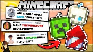 Adding *NEW* Devil Fruits Inspired by Minecraft Mobs & Items!?!