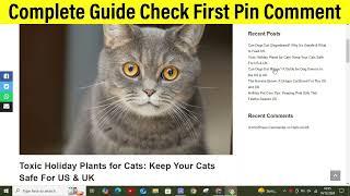 You're Putting Your Cat's Life at Risk with These Plants! Toxic Holiday Plants for Cats US & UK #cat