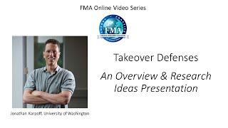 Takeover Defenses - Jonathan M. Karpoff