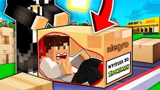 SCHOWAŁEM SIĘ W KARTONIE  W MINECRAFT?! GPLAY & LAKI