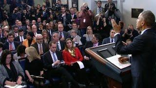 Obama calls for doctor during press conference