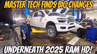 Master Tech Finds Some Big Changes Underneath The 2025 RAM HD Trucks!