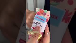 Tutorial waxing finger hair with Wawawax