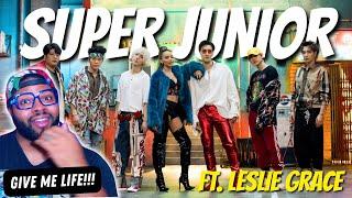 Super Junior (슈퍼주니어) - Lo Siento (feat. Leslie Grace) MV | REACTION