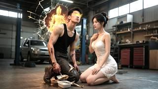Thug flipped mechanic’s lunch—one call summoned War God kneeling. He’s Flame Emperor! Thug begged!