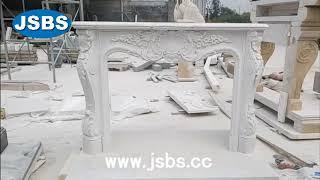 Custom Cheap Stone Fireplace Mantels JSBS