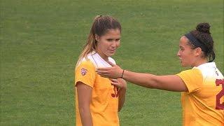 Highlight: Katie Johnson's hat trick propels USC women's soccer past Oregon State