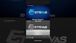 Subscribe for more!  #logoanimation #animation #3danimation  #shorts