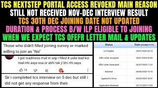 TCS NO MORE JOINING IN DEC | REMAINING JOINING STARTS NEXT YEAR 2025 | NOV-DEC INTERVIEW RESULT OUT