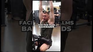 Want a better V-taper? Stick to close or wide grip lat pulldowns. Underhand grip won’t do much.