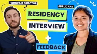 Residency Interview Preparation Mock Session | Residency Interview Questions and Answers 2024/2025