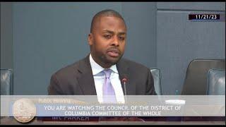 DC City Councilmember Zachary Parker asks WTU President how WTU tracks teacher concerns