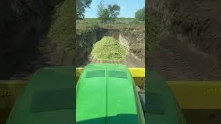 Fancy (IVT) didn’t let me down . #johndeere #tractor #silage #corn #farming #kansas #countrymusic