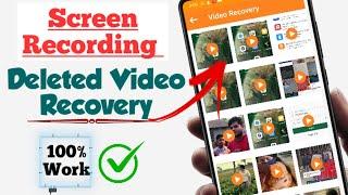 How to Recover Deleted Screen Recorded Videos from Android Phone || How to Restore Screen Recording