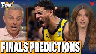 Colin Cowherd & Rachel Nichols PREDICTIONS for Thunder-Pacers NBA Finals, Caitlin Clark | THE HERD