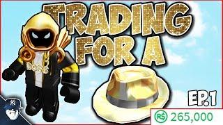 ROBLOX TRADING EP.1 (Trying to get the Sparkle Time Fedora!)