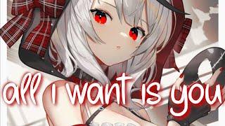 「Nightcore」 all i want is you - Rebzyyx  (Lyrics)