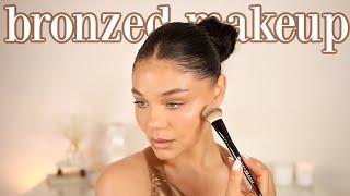 Bronzed Summer Makeup (soft glam & simple)