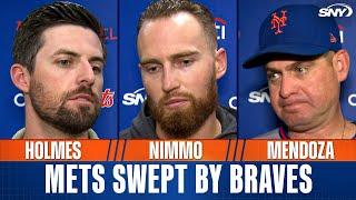 Carlos Mendoza, Clay Holmes and Brandon Nimmo search for answers as Mets lose sixth straight