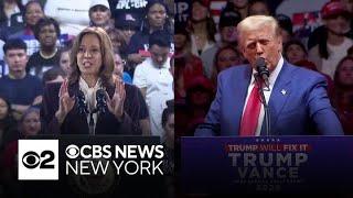 Donald Trump and Kamala Harris are sprinting to the presidential race finish line