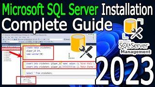 How to Install Microsoft SQL Server & SSMS on Windows 10/11 [ 2023 Update ] Complete guide