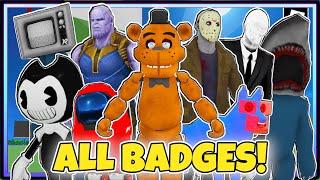 HOW TO GET ALL 80 BADGES in TREVOR CREATURES KILLER 2 | ROBLOX