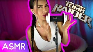 Lara Croft Ear Licking ASMR| Taylor Jevaux