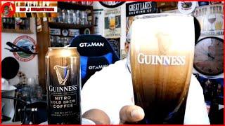Rod J BeerVentures | Guinness Nitro Cold Brew Coffee Beer Review (4% ABV)