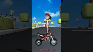 Nick upgraded his bike in Scary Teacher 3D #shorts