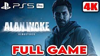 Alan Wake Remastered - Full Game Walkthrough Gameplay + ENDING PS5 Pro (4K 60FPS) No Commentary