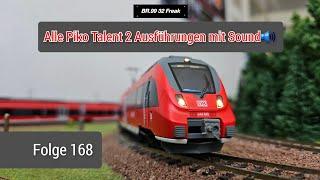 Moba Spur H0 #168 "Alle Piko Talent 2 Ausführungen mit Sound"