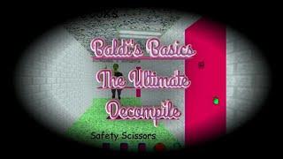 Baldi's Mod #25 | Baldi's Basics The Ultimate Decompile (Pre-Realease 1) | 9/9 Notebooks | ENDING