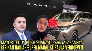 PAULA VERHOEVEN MENANGIS HARU SAAT TERIMA HADIAH SPESIAL DARI MAYOR TEDDY