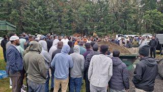 Burial of brother Alinur in #Seattle .Ya Allah forgive his sins and grants him Janatul firdaws.