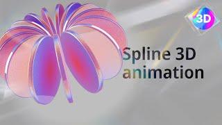 How to use Glass effect | Using the Cloner Tool in Spline 3D