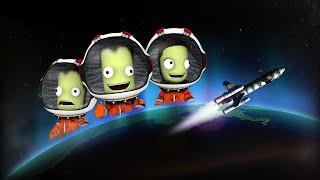 Тупим в Kerbal Space Program | Прохождение KSP с самого нуля - Cтрим | Часть 1