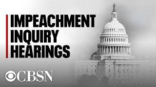 Trump Impeachment hearings live: Public testimony from Gordan Sondland