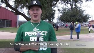 Maxim Watson - LHP/OF/1B - Brisbane, QLD - 2019