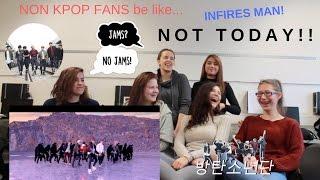 NON-KPOP FANS reacts to BTS 'Not Today'