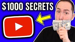 How To Make Money on YouTube WITHOUT Monetization ($1000 SECRETS)