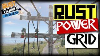 CONNECT TO THE RUST POWER GRID?? | ®️ Rust Admin Academy Tutorial 2022 | GridPower Plugin Tutorial