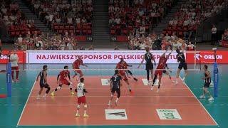 USA Volleyball Matt Anderson in USA - Poland Match 2024 Paris Olympic Preparation