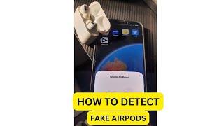 Fake Airpods? How to detect it? #ios16 #ios16features