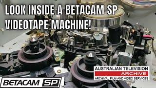 Inside a Betacam SP Videotape Machine: A Quick Look at How it Works! - Australian Television Archive