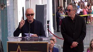 Michael Keaton speech at Tim Burton's Hollywood Walk of Fame star ceremony