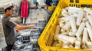 HOW ICE CREAM ARE MADE IN FACTORY | ICE CREAM FACTORY PROCESS | MASS PRODUCTION FACTORY IN PAKISTAN