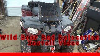 Wild Boar Radiator Relocation Kit Install